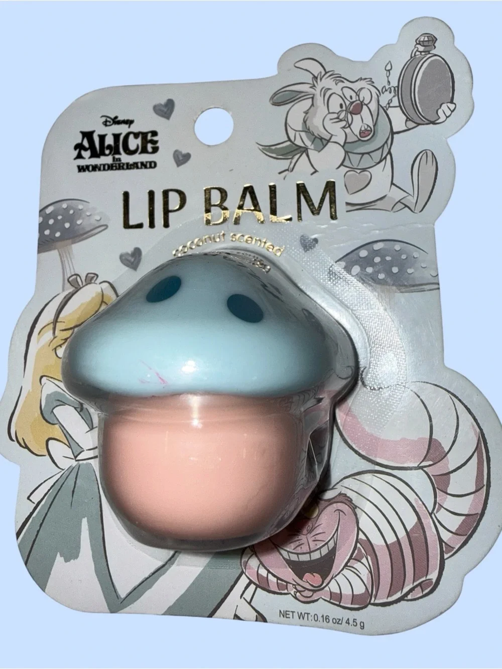 NWT Limited Edition Disney’s Alice in Wonderland Coconut Flavored Lip Balm -